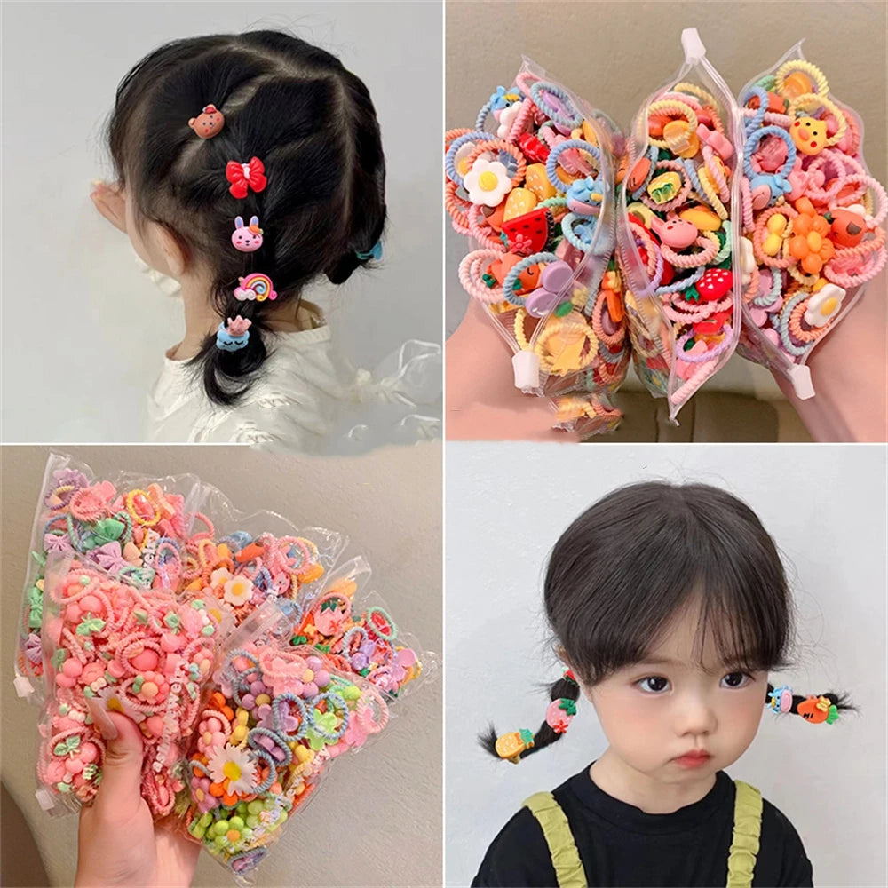 Cartoon Elastic Hair Bands