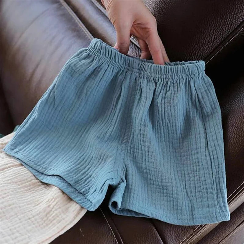 MOMSTAG Cotton Linen Kids' Shorts