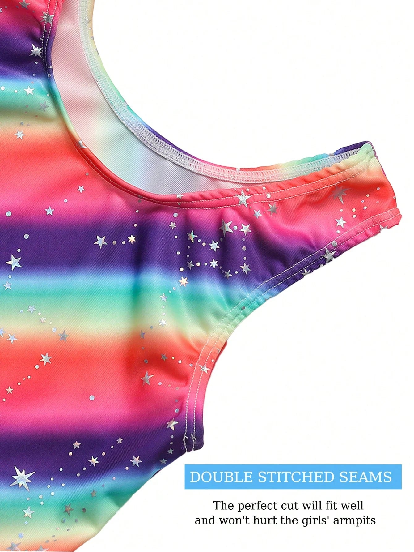Sparkly Rainbow Gradient Dance & Sportswear