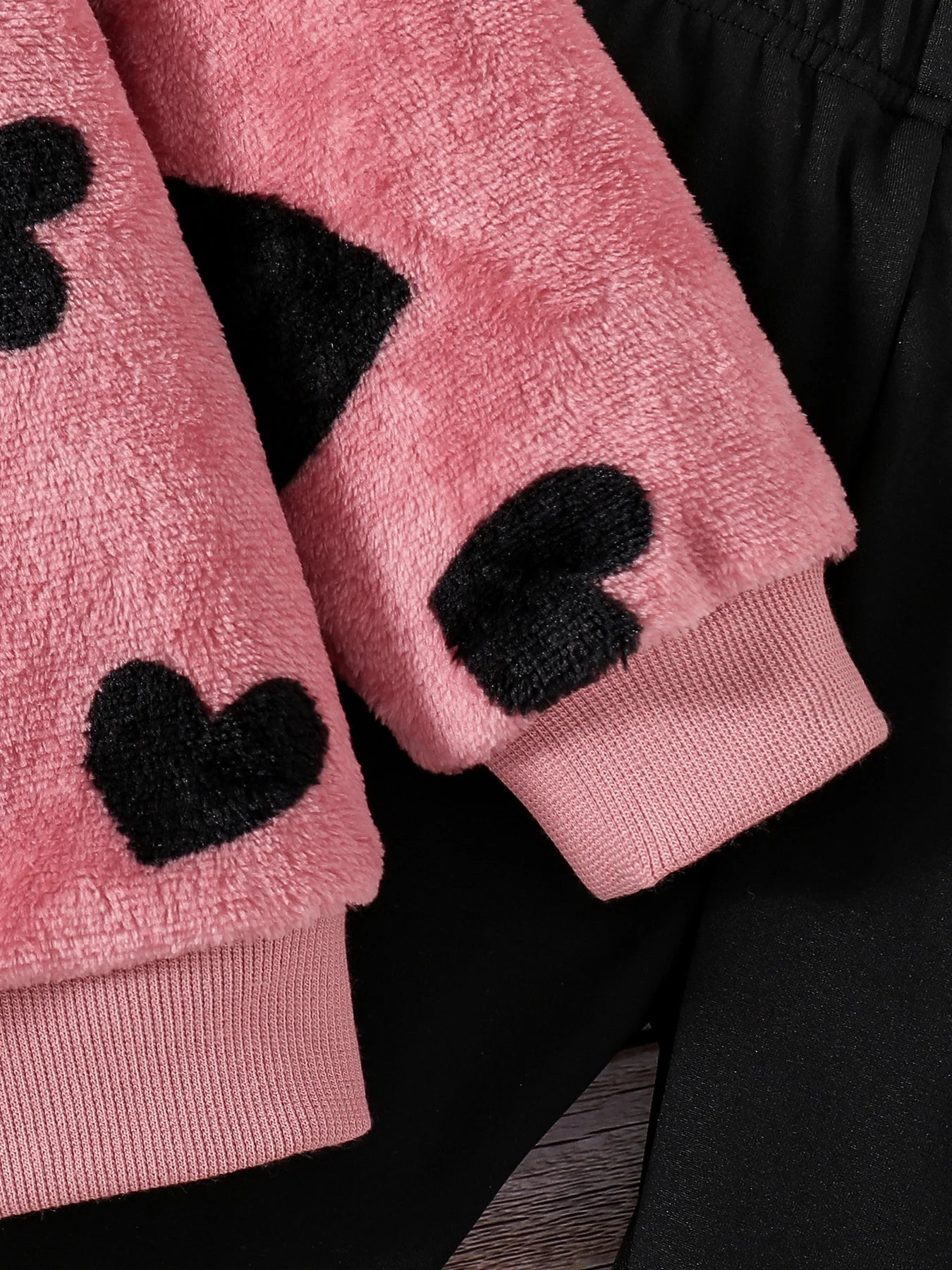 Girls 2PC Fleece Hooded Set 4-8Y