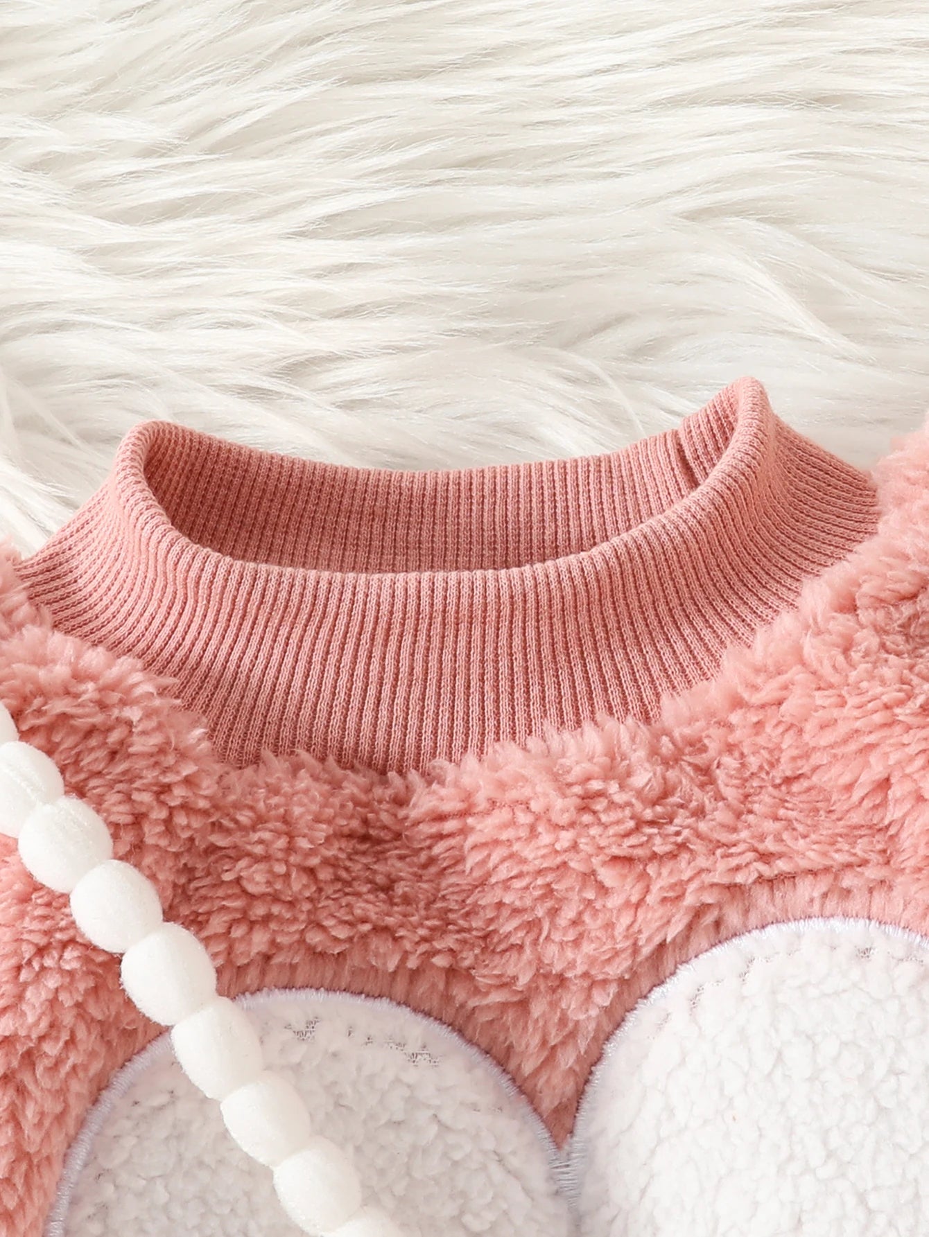 Baby Girl Cotton Heart Fuzzy Set