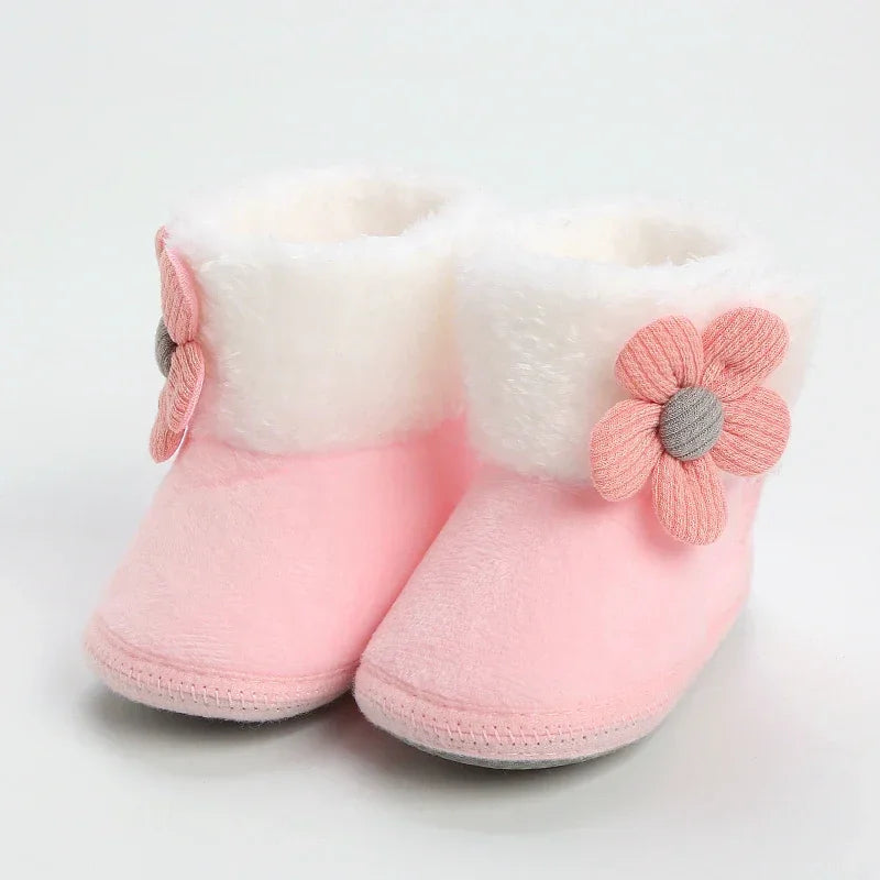 Baby Winter Snow Boots with Pompom 0–18M