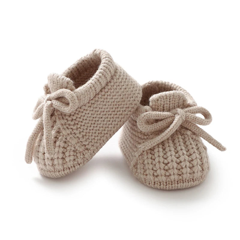 MOMSTAG Newborn Knitted Baby Shoes - Infant First Boots (0-18M)
