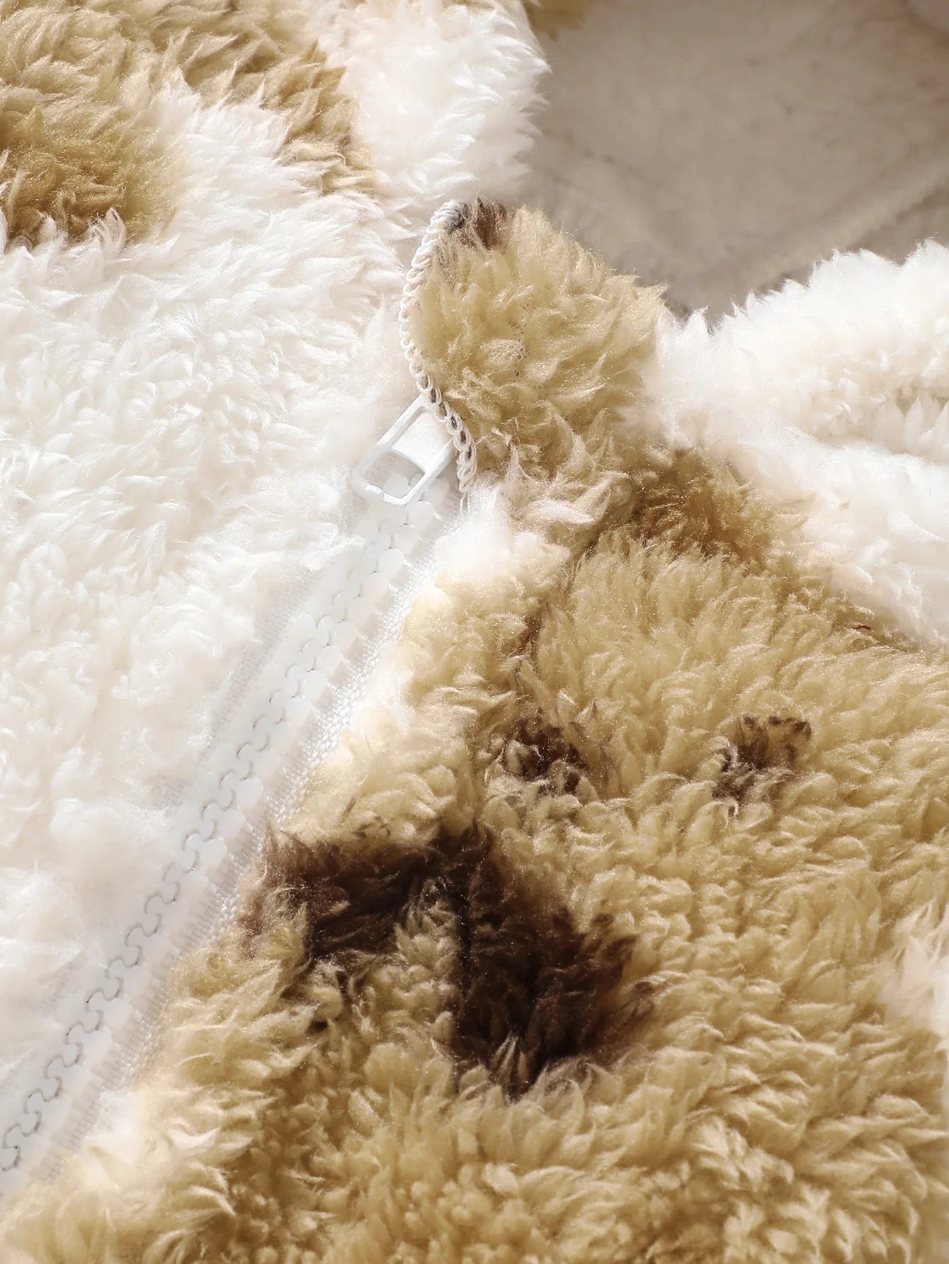 Baby Girl Plush Bear Winter Jumpsuit 3-24M