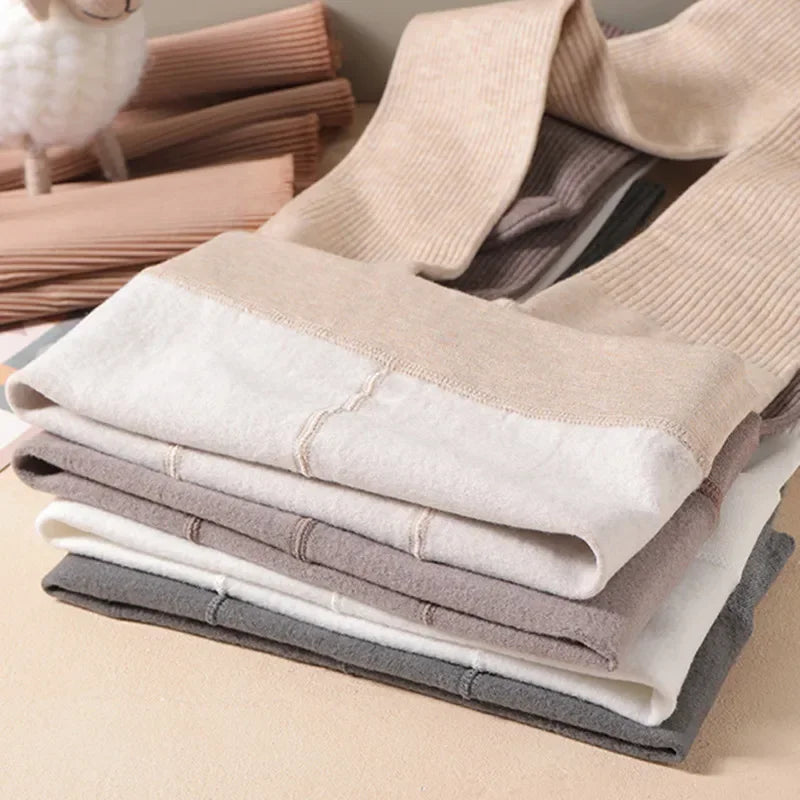 Girls Velvet Winter Thermal Tights