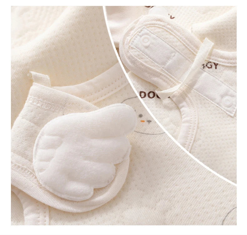MOMSTAG 0-6 Months Baby Rompers 100% Cotton