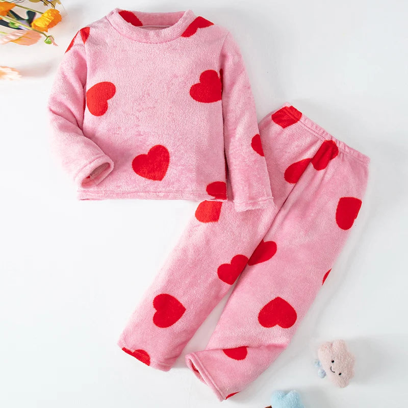 HeartGlow Cozy Fleece Lounge Set
