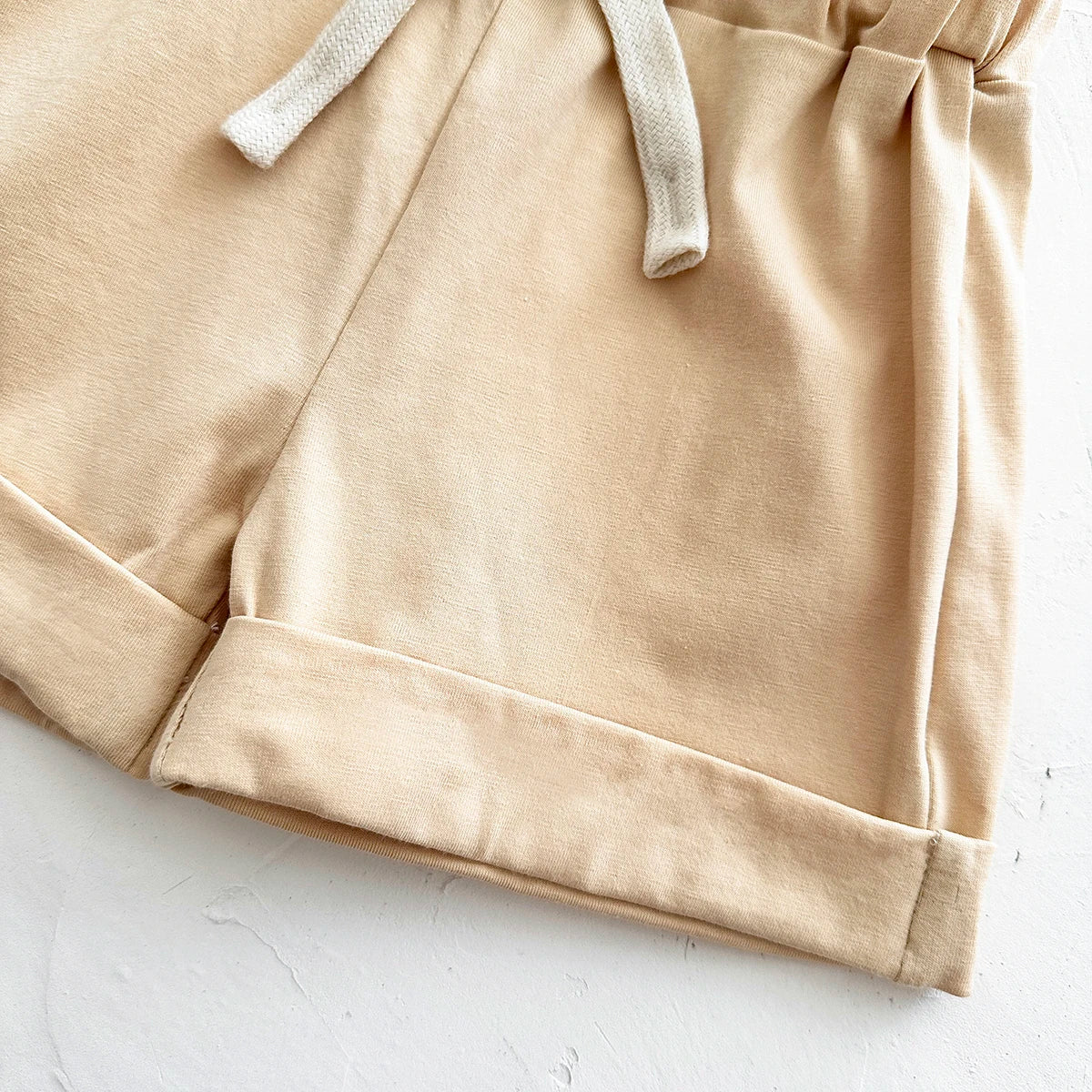 Baby Summer Outfit – 2-Piece Newborn Set, Ice Cream Print T-Shirt & Sports Shorts for Boys & Girls