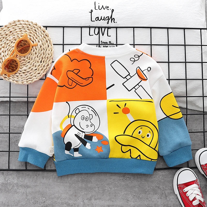 Baby Colorful Cartoon Pullover