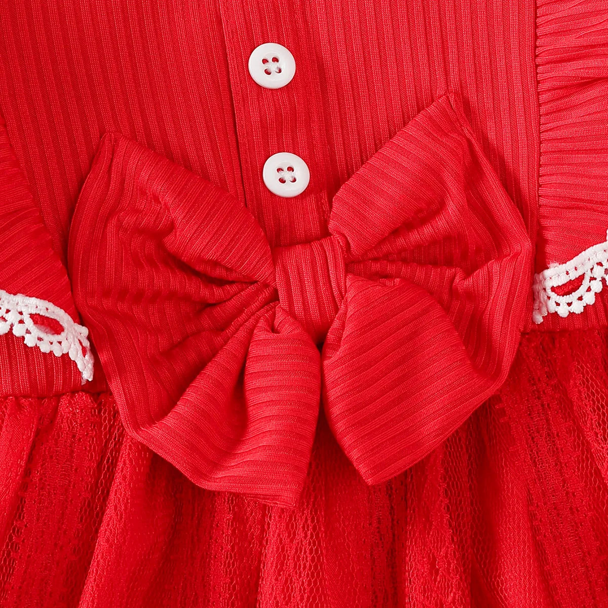 Baby Girl Ruffled Chiffon Party Dress