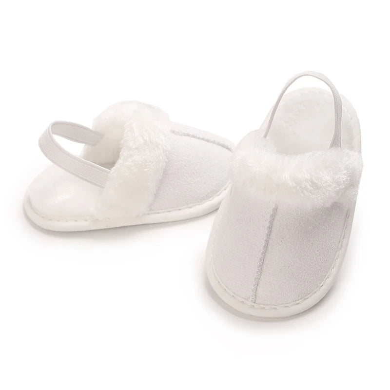 Cute Plush Baby Slippers