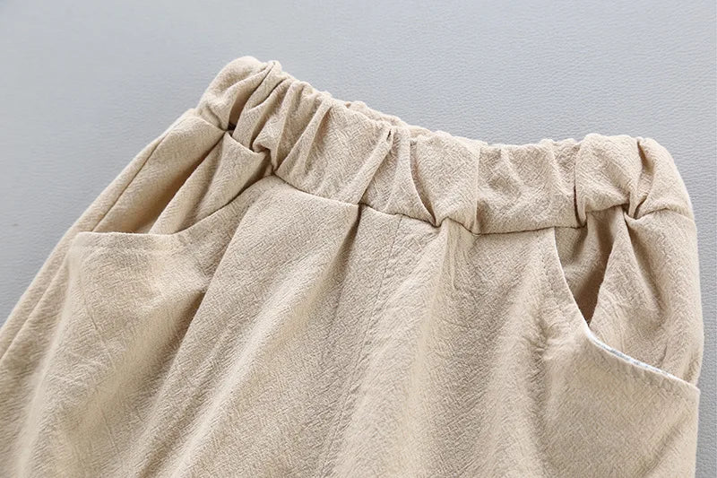 2024 Summer Baby Boy Outfit – 2PCS Top & Shorts Set