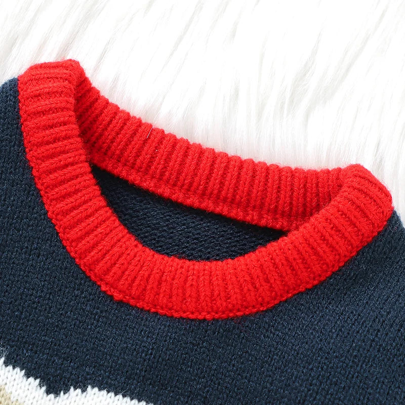 Teddy Bear Baby Sweater Winter Outfit