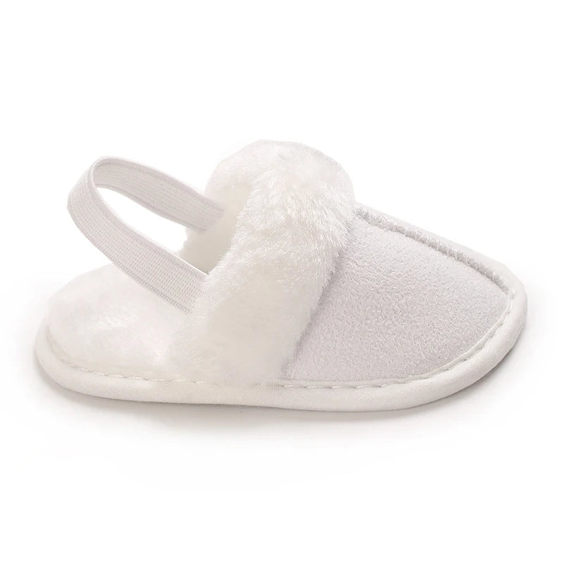 Cute Plush Baby Slippers