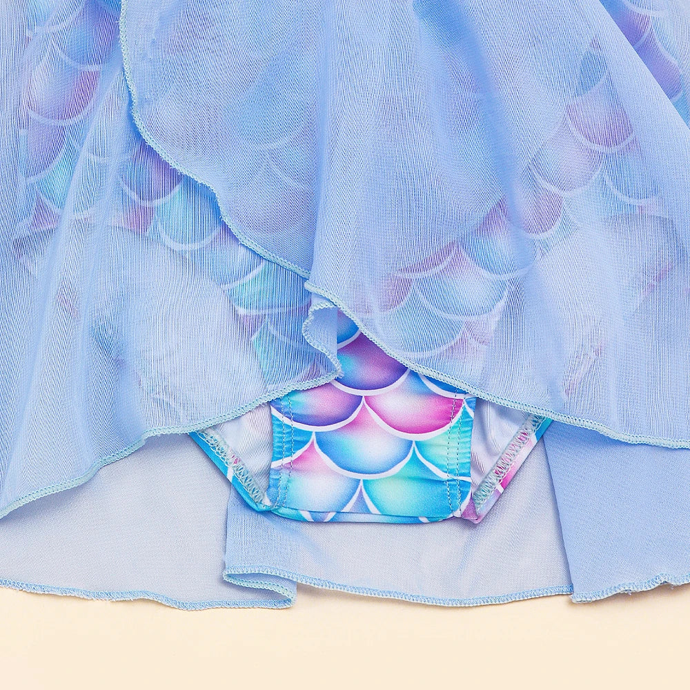 Adorable Mermaid Swimsuit with Ruffles