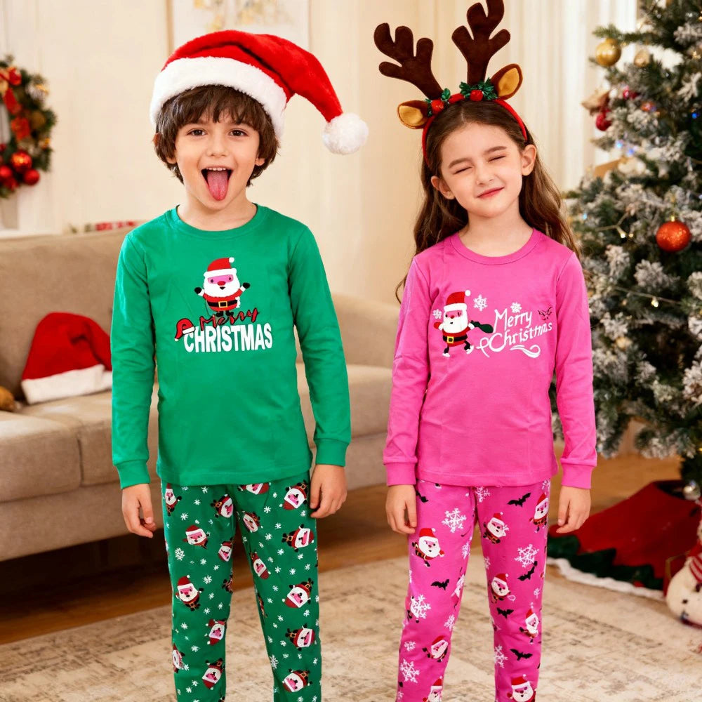 Christmas Cotton Kids Pajama Set