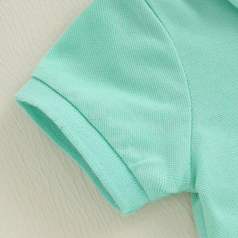 Infant Boy Short Sleeve Jumpsuit