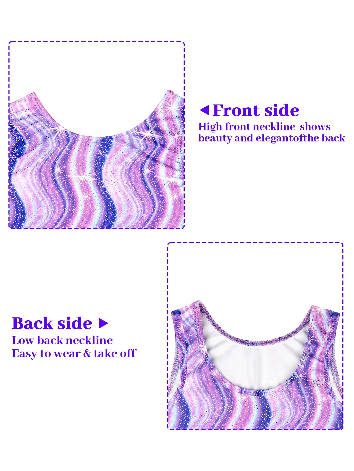 Sleeveless Ballet & Gymnastics Dance Suit