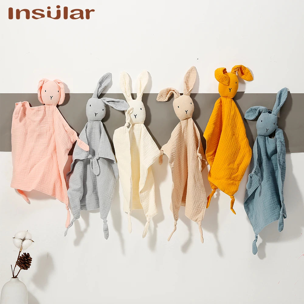 Muslin Baby Comforter – Soft Cotton Soothe Blanket & Sleep Toy