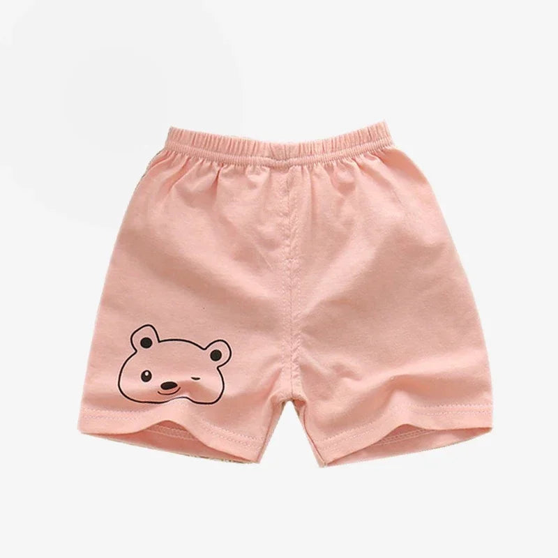 Children's Cotton Shorts – Breathable, Elastic, Casual Summer Shorts for Boys & Girls