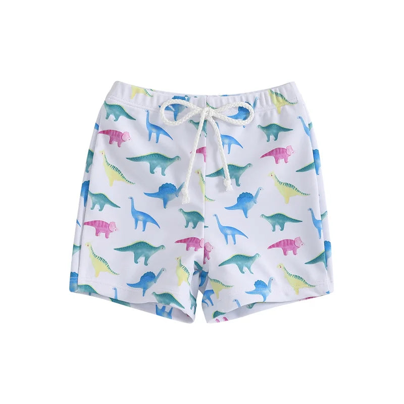 Dinosaur/Shark Swimming Trunks Swimwear 6M-4T