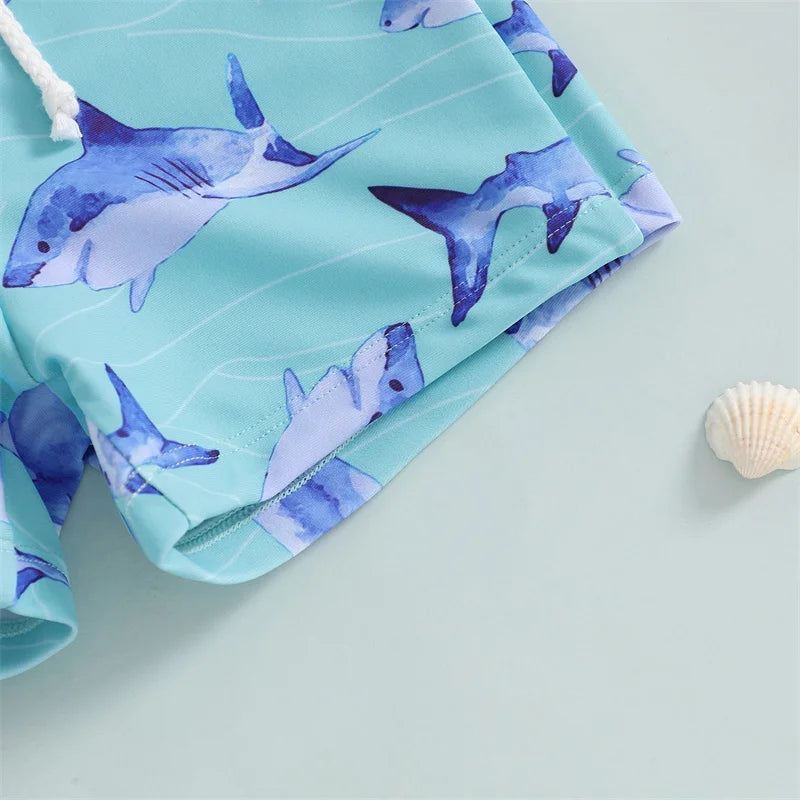 Dinosaur/Shark Swimming Trunks Swimwear 6M-4T