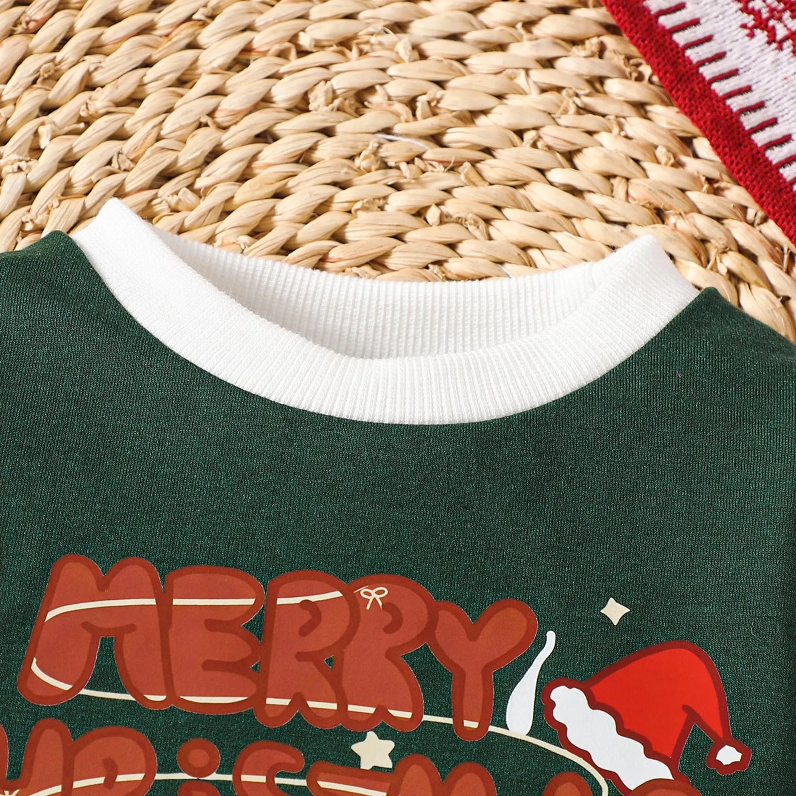 MOMSTAG Baby Girls Long Sleeve Christmas T-Shirt Top & Pant 2Pcs Outfit