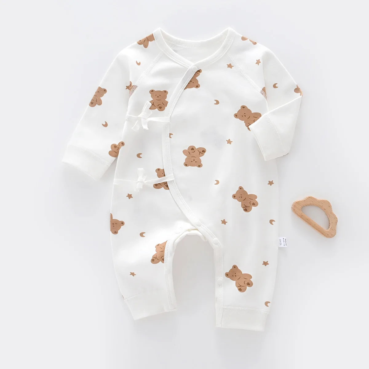 MOMSTAG Unisex Newborn Cotton Jumpsuit - Cartoon Butterfly Print