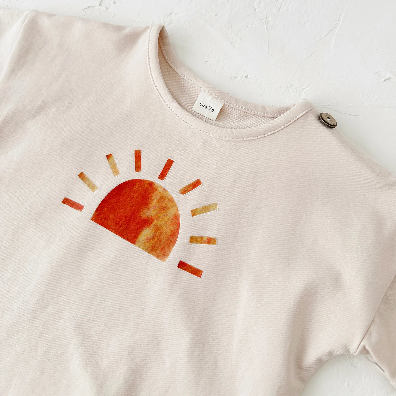 Baby Summer Outfit – 2-Piece Infant Clothes Set, Ice Cream & Sun Print T-Shirt with Shorts, Casual Wear for Boys & Girls