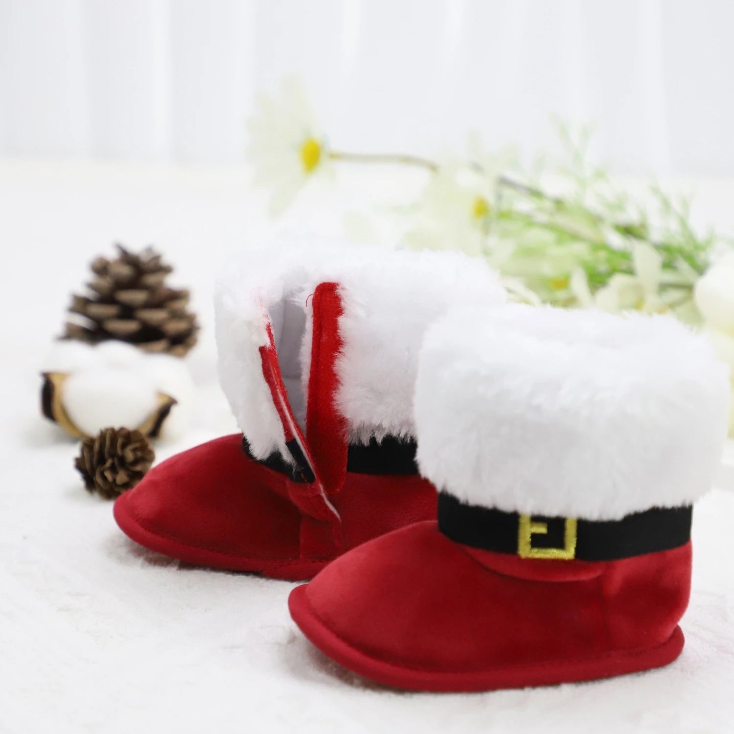 Baby Cute Christmas Snow Plush Boots