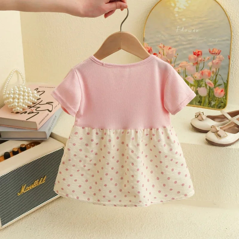 Polka Dot Two Pieces Baby Girl