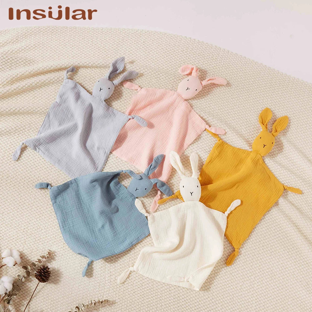 Muslin Baby Comforter – Soft Cotton Soothe Blanket & Sleep Toy