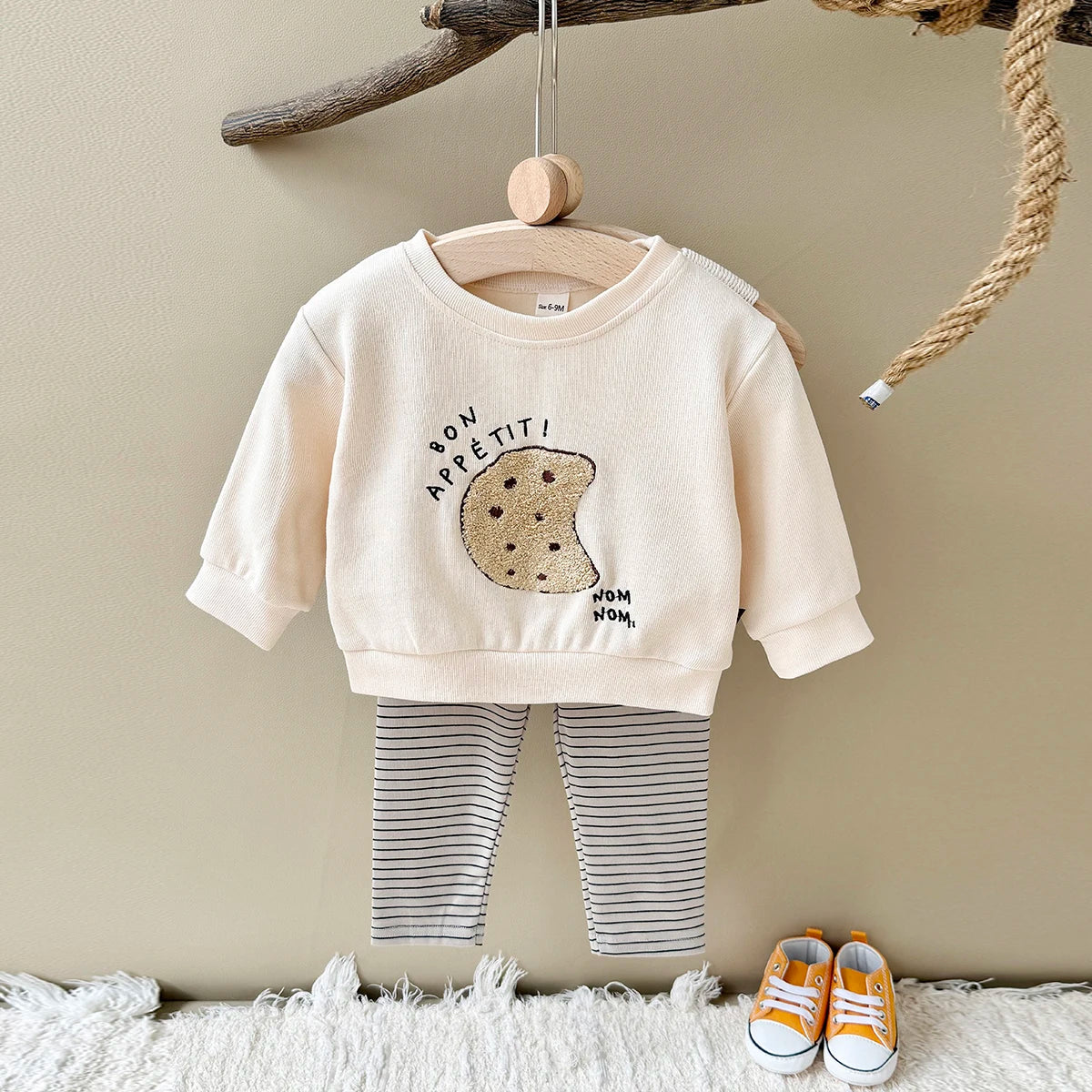 Baby Cotton Cartoon Embroidered Set