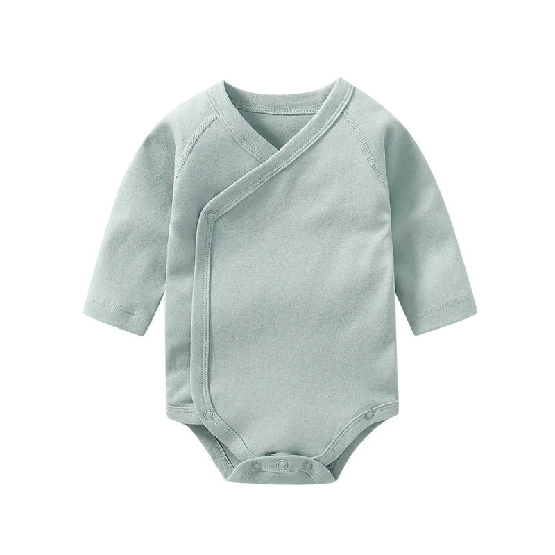 Cotton Soft Long-Sleeve Baby Bodysuit – Unisex Newborn & Toddler Outfit