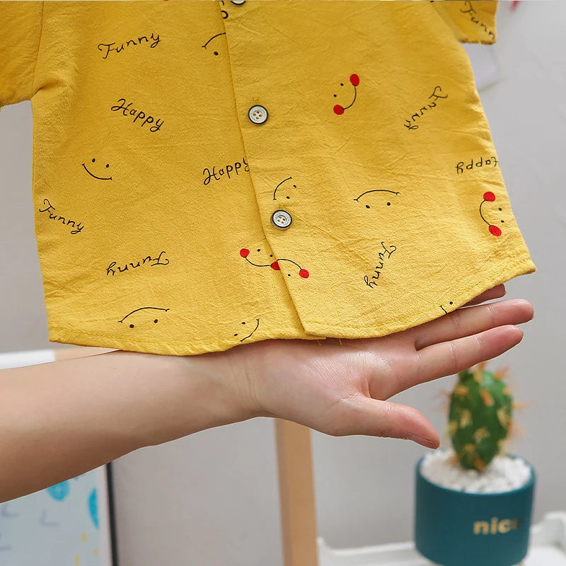 Cute Smile Baby Boy Set