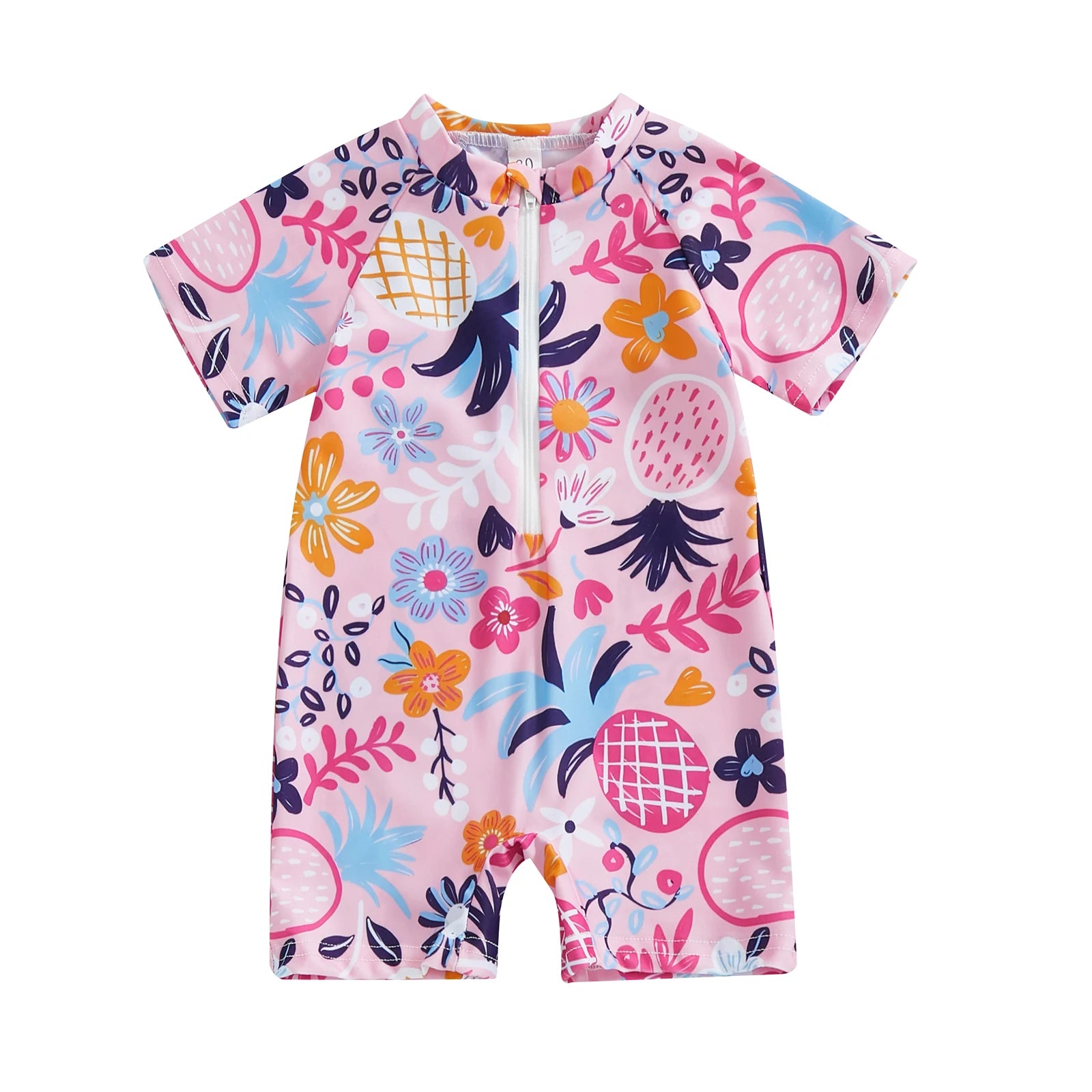 0-3Y Baby Rash Guard Romper swimsuit