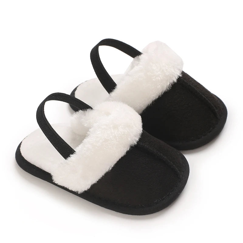 Cute Plush Baby Slippers