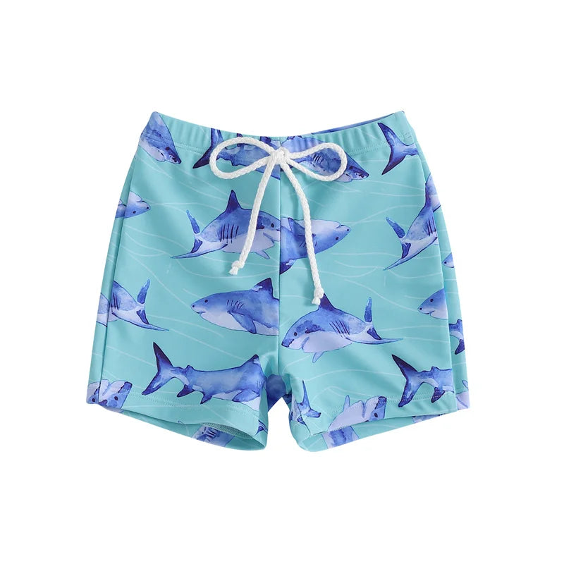 Dinosaur/Shark Swimming Trunks Swimwear 6M-4T