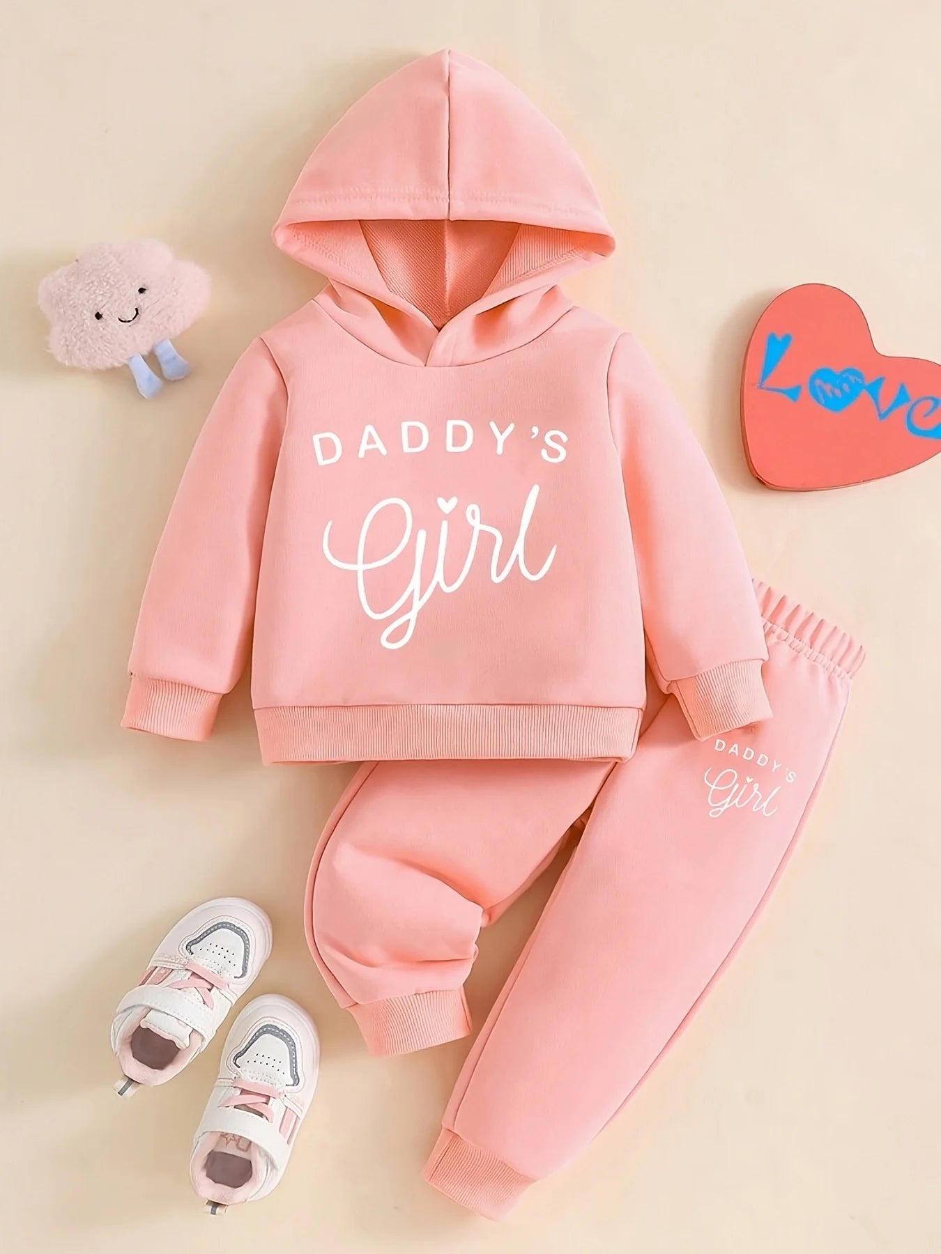 Baby Girl “Daddy’s Girl” Hoodie Set