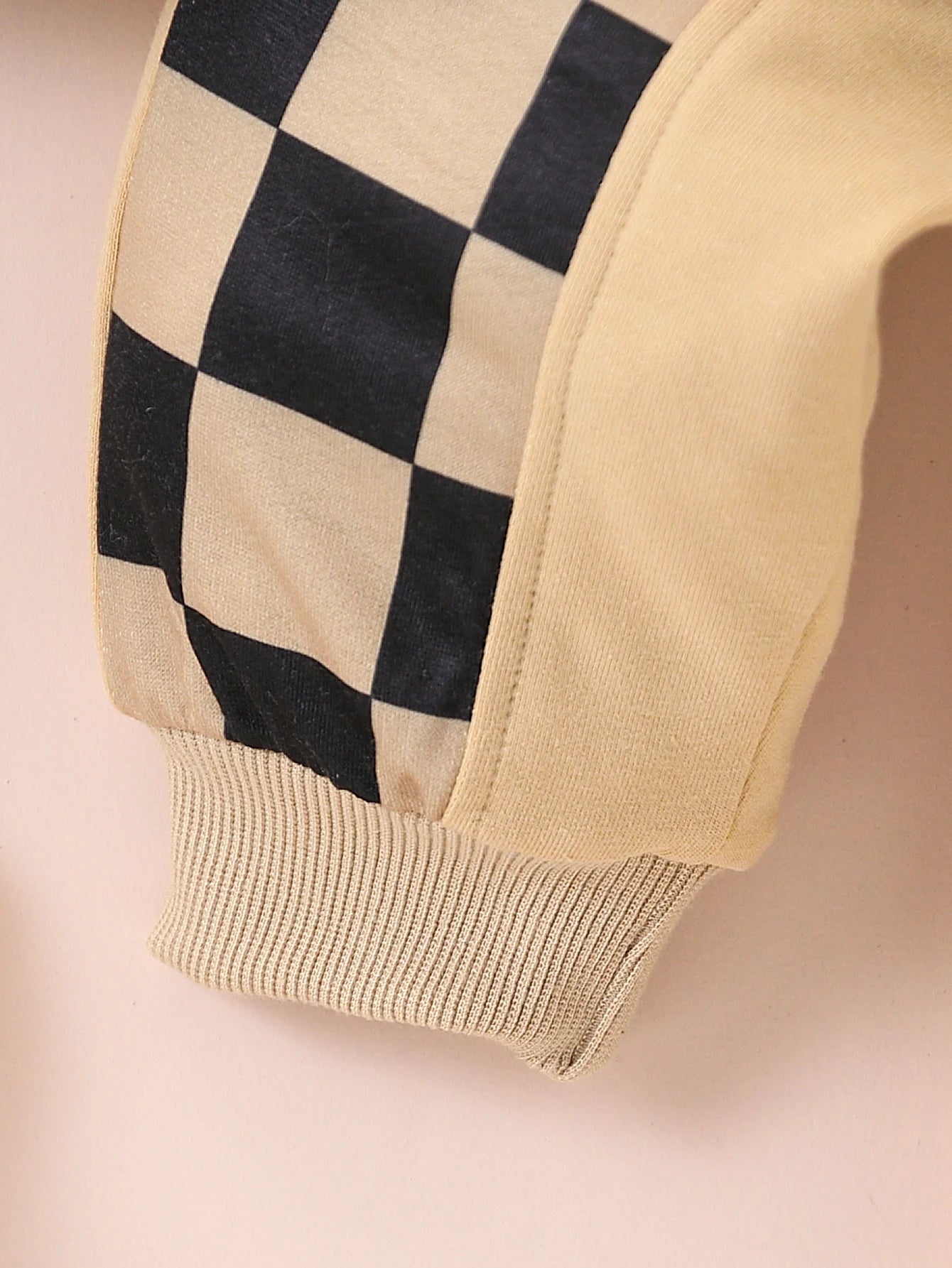 Cub Cotton Plaid Hoodie Set