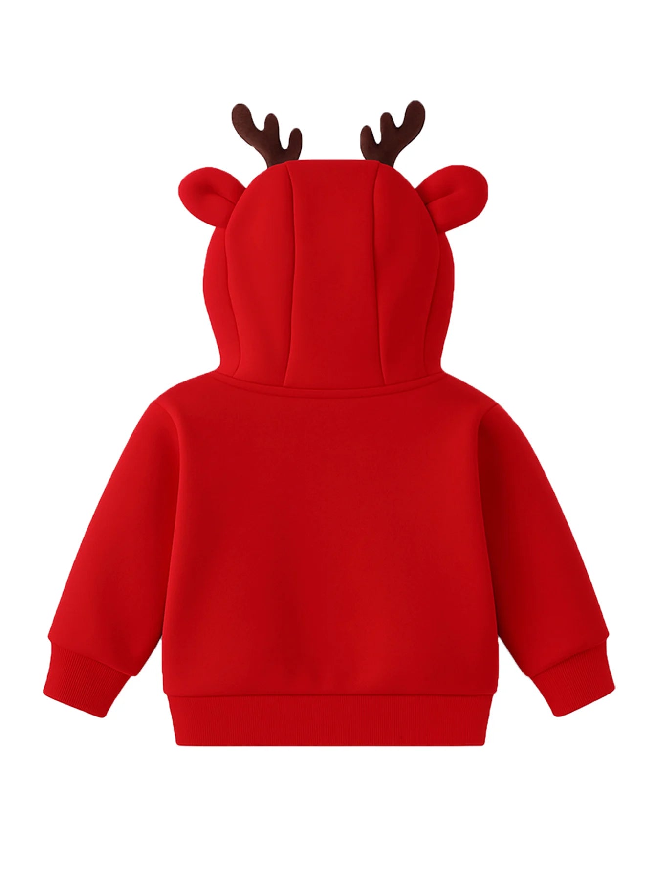 Christmas Red Snowflake Hoodie for Boys