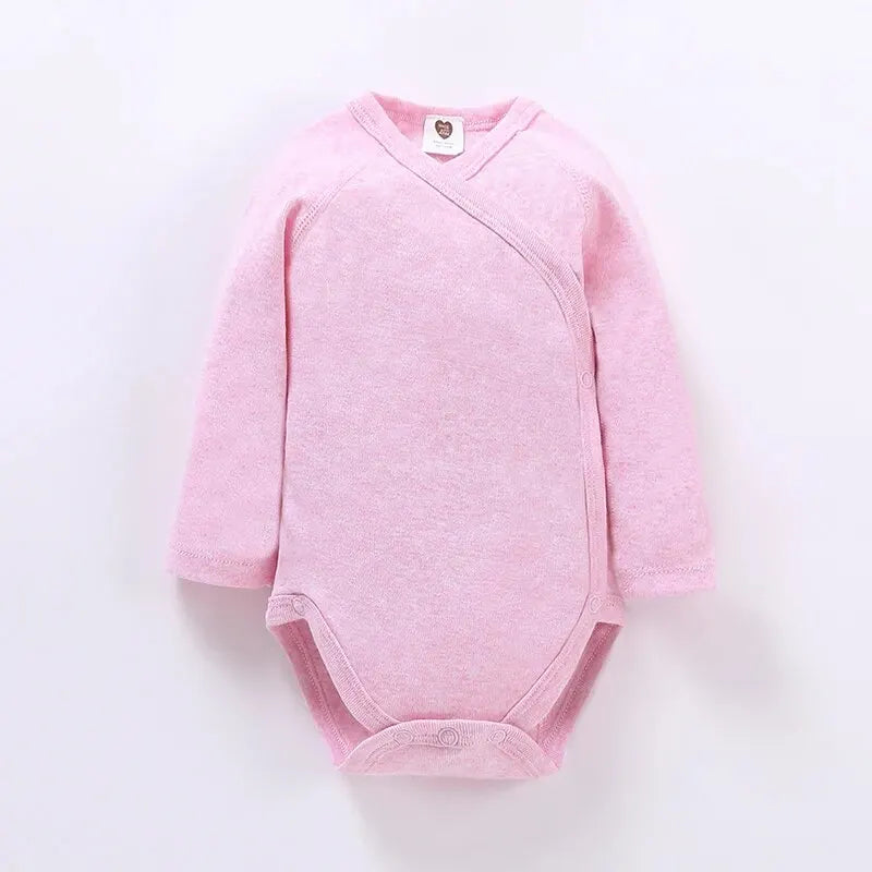 Cotton Lace Baby Onesie – High-Quality Spring & Autumn Outfit for Newborn Girls