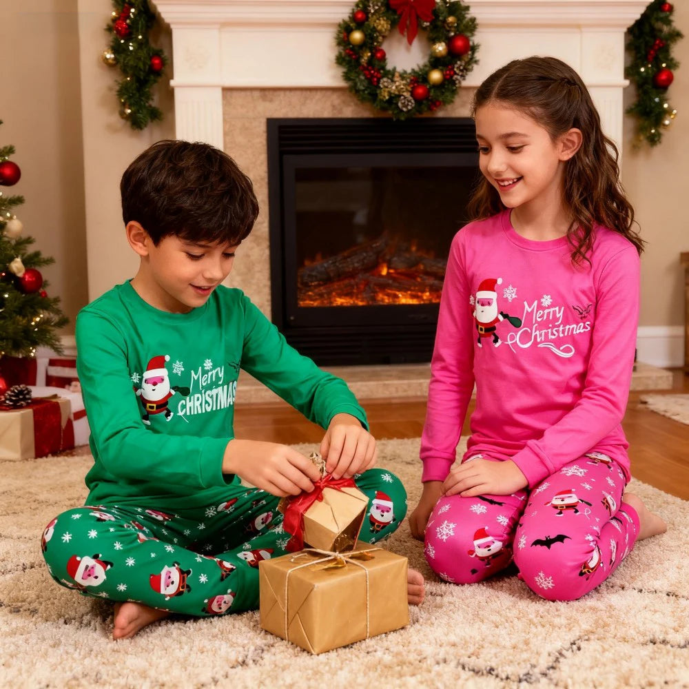 Christmas Cotton Kids Pajama Set