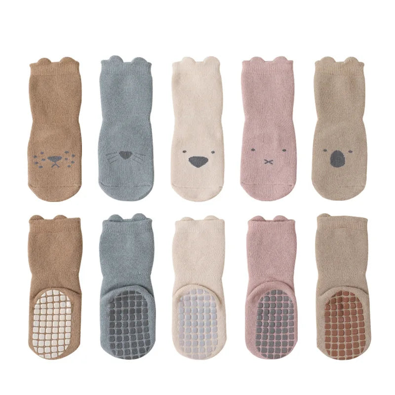 Cute Anti-slip Winter Cotton Kids Baby Socks