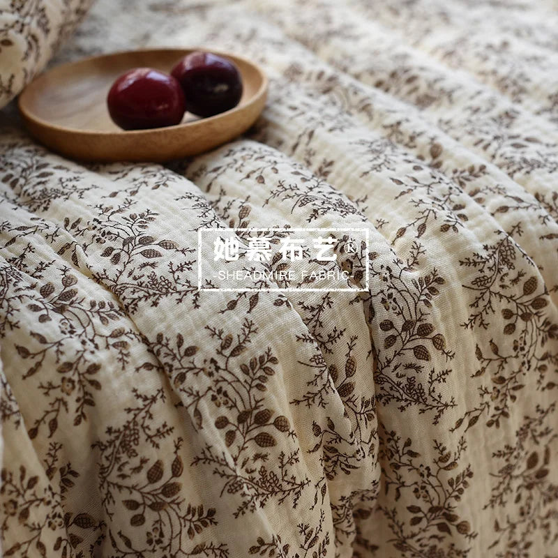 Floral Fabric for DIY Baby Towels & Blankets