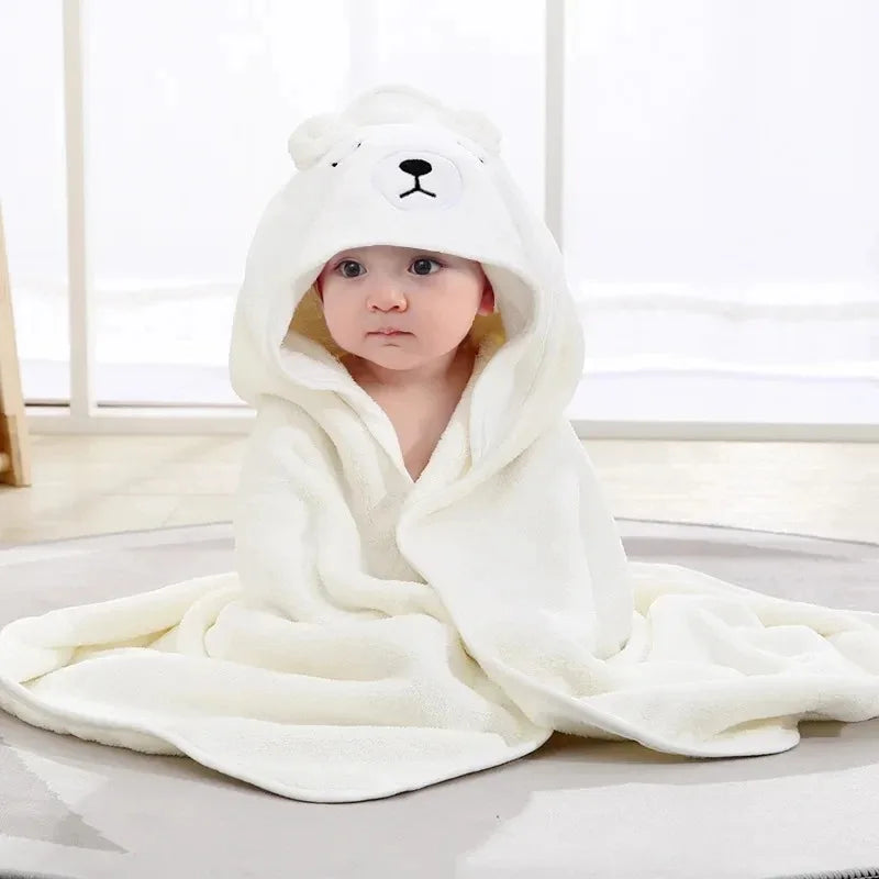 Soft Newborn Bathrobe & Swaddle Wrap