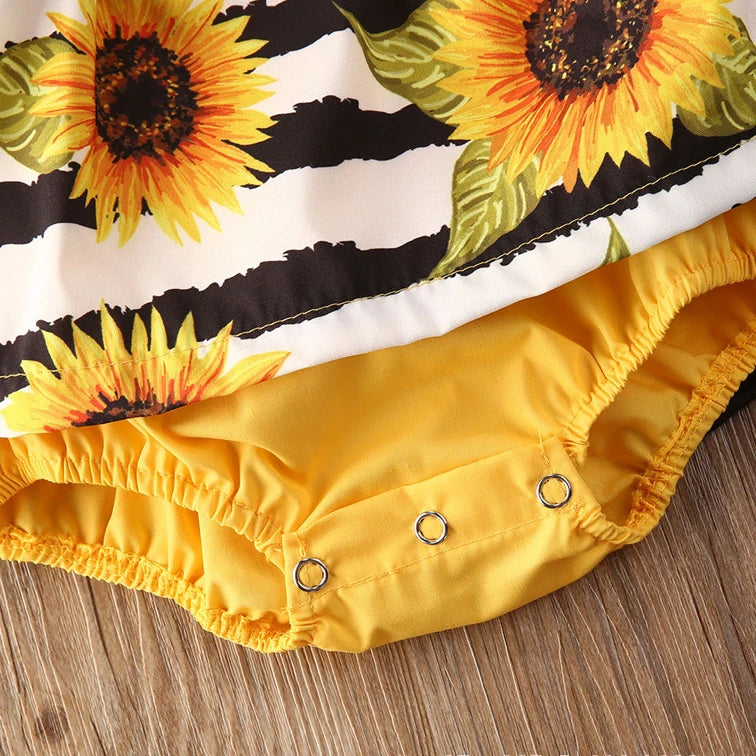 2-Piece Newborn Lace Dress & Princess Skirt with Red Flower Design (0-24M)