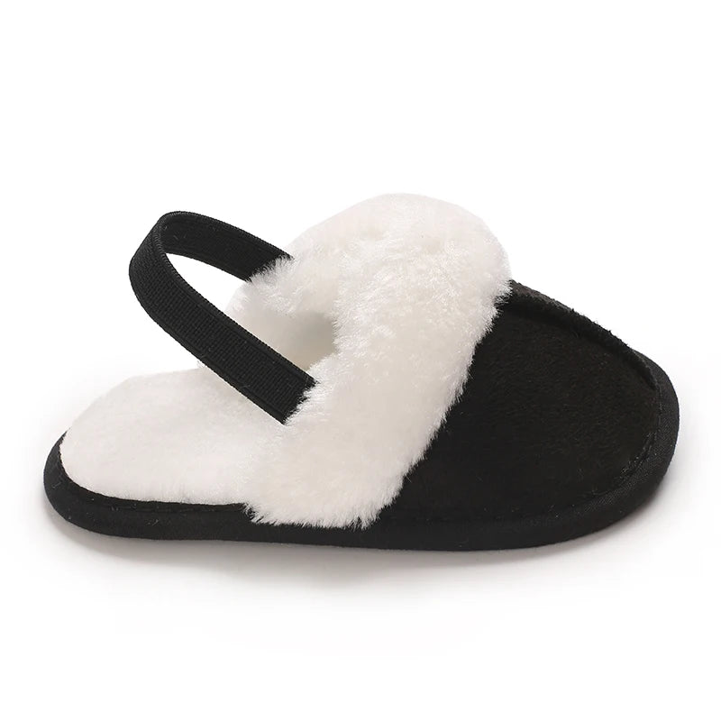 Cute Plush Baby Slippers