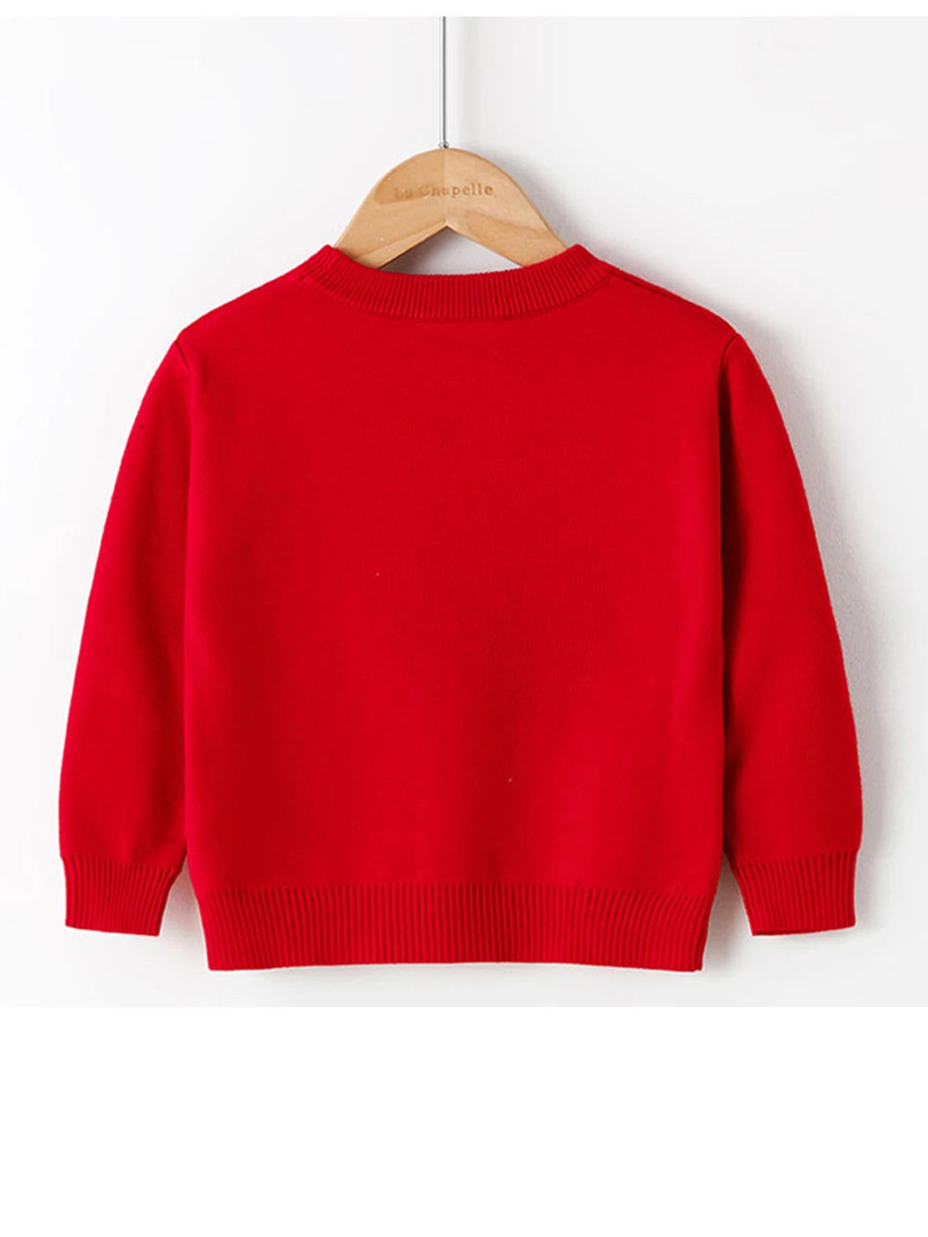 Christmas Red Santa Sweater for Girls