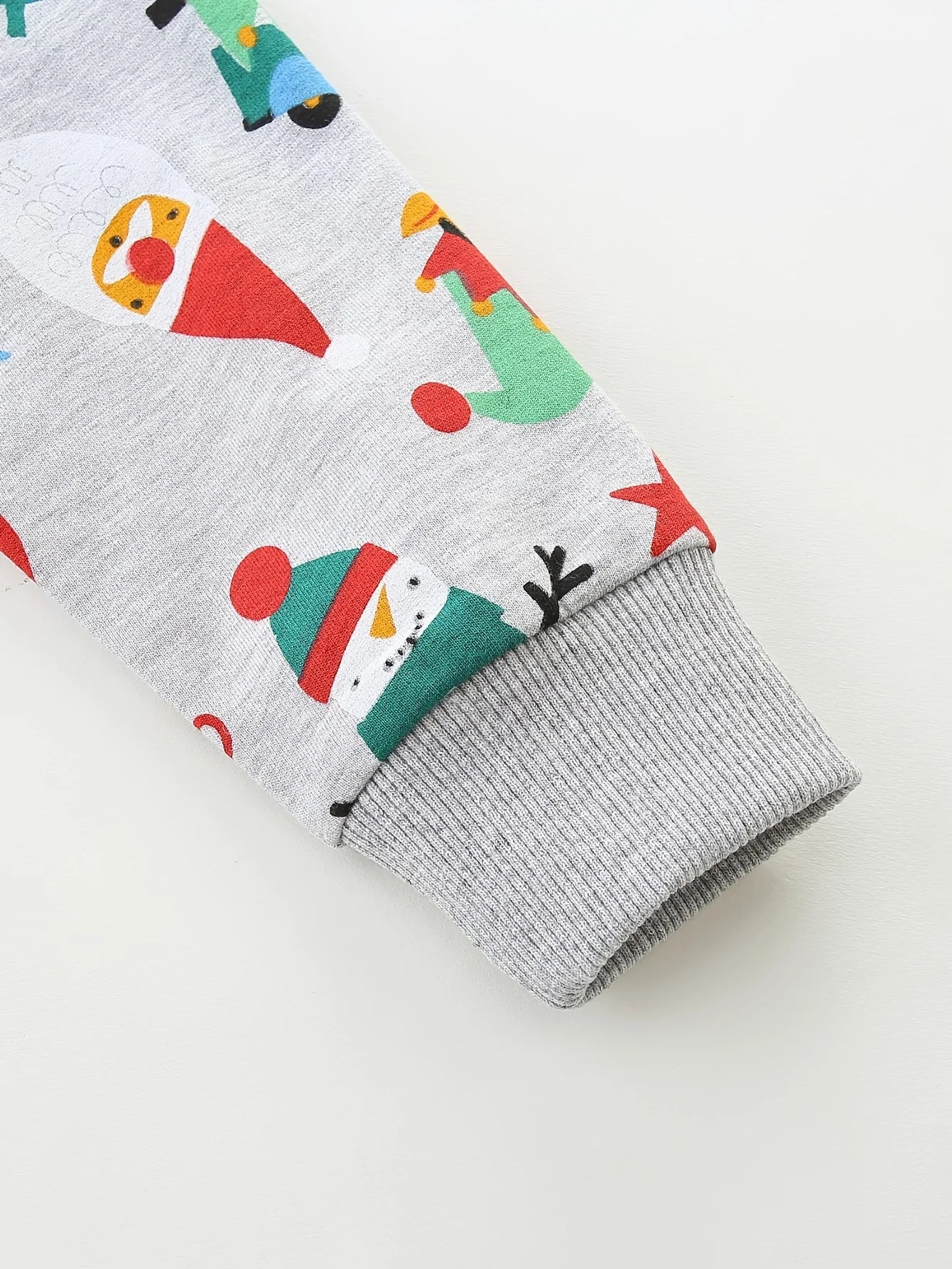 Cotton Boys Christmas Dino Santa Sweatshirt